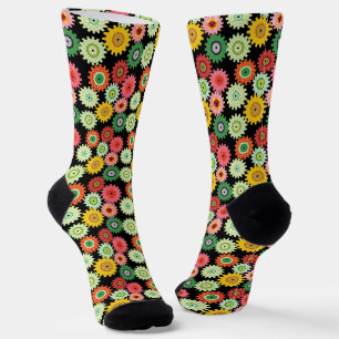 Colourful Gears Socks
