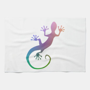 Colourful Gecko Kitchen Towel