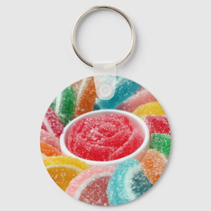 colourful gelly candy product keychain