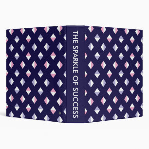 Colourful Gem Seamless Pattern Binder