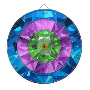 Colourful Gems Dartboard