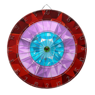 Colourful Gems Dartboard