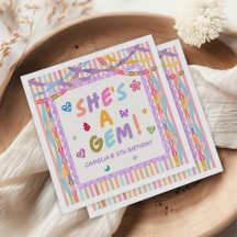 Colourful Gemstone Girl Birthday Party