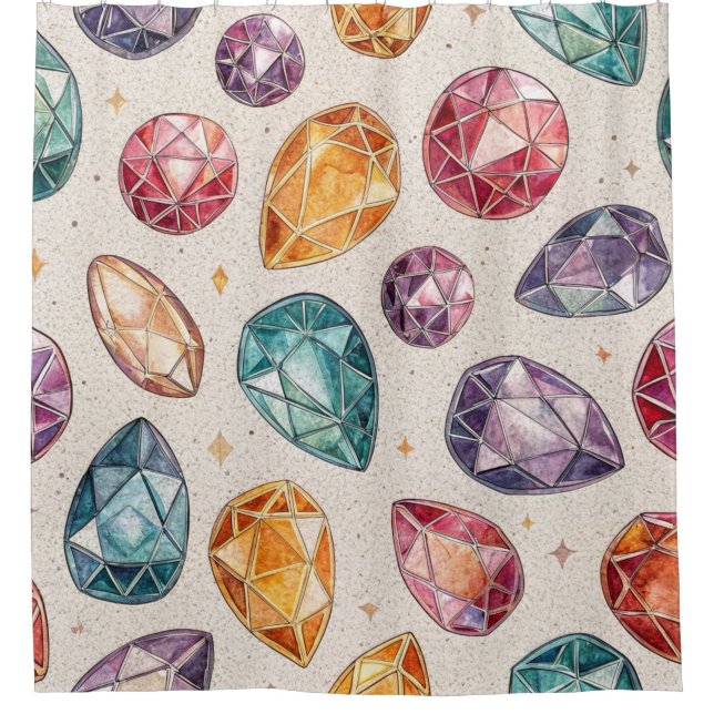 Colourful Gemstone Pattern (1) (Front)