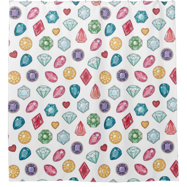 Colourful Gemstone Pattern (3) (Front)