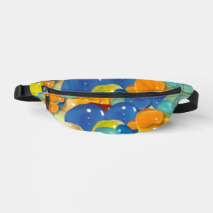 Colourful gemstones fanny pack