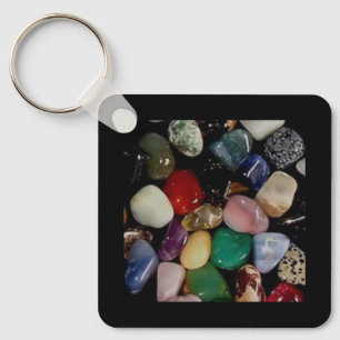 Colourful Gemstones  Keychain