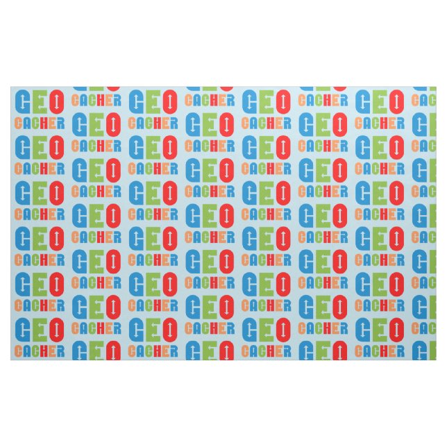 Colourful Geocacher Arrows Fabric (Fat Quarter)