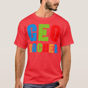 Colourful Geocacher Arrows  T-Shirt