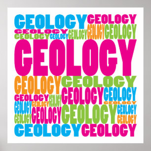 Colourful Geology Poster