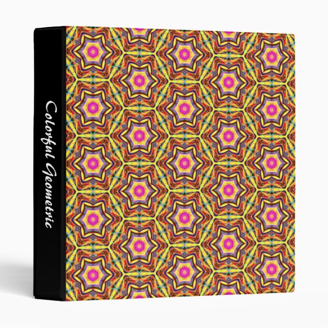 Colourful Geometric 01 (1in) Binder (Front/Spine)