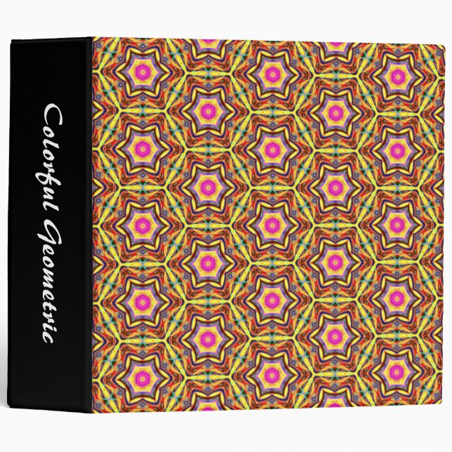 Colourful Geometric 01 (2in) Binder (Front/Spine)