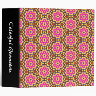 Colourful Geometric 02 (2in) Binder