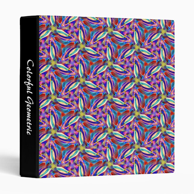 Colourful Geometric 04 (1in) Binder (Front/Spine)