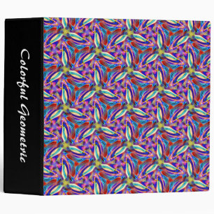 Colourful Geometric 04 (2in) Binder