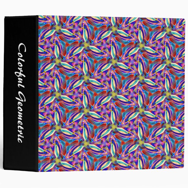 Colourful Geometric 04 (2in) Binder (Front/Spine)