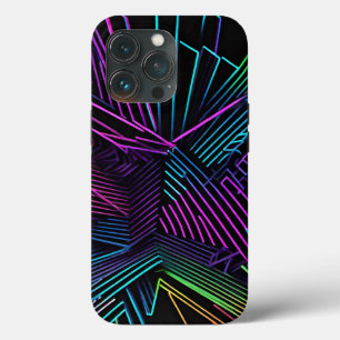 Colourful Geometric Abstract iPhone 13 Pro Case