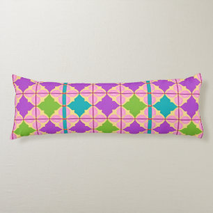 🌈 Colourful Geometric Abstract Modern Decor Body Pillow