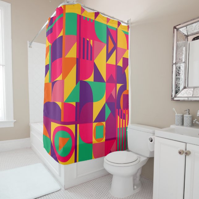 Colourful Geometric Abstract Pattern  (In Situ)