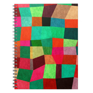 Colourful Geometric: Abstract Seamless Texture Notebook