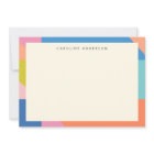 Colourful Geometric Border Personalized Name