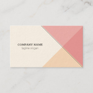 Colourful Geometric Business Card