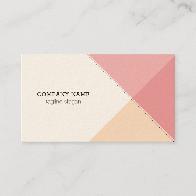 Colourful Geometric Business Card (Front)