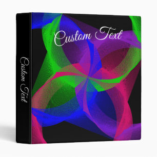 Colourful Geometric Circular Blend Binder