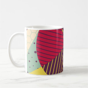 Colourful Geometric Design Abstract Coffee Mug