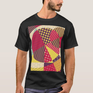 Colourful Geometric Design Abstract T-Shirt