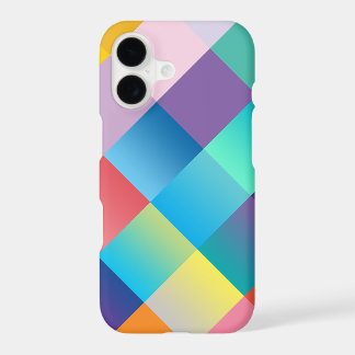 Colourful Geometric Diamond Pattern Modern Design