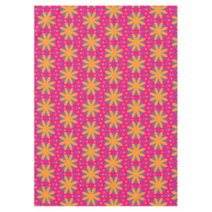 Colourful Geometric Flower Design Tablecloth