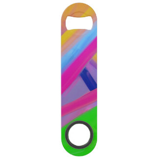 Colourful Geometric Fractals Speed Bottle Opener