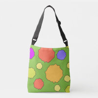 Colourful Geometric funky retro circles