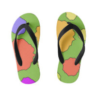 Colourful Geometric funky retro circles