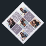 Colourful geometric multi photo graduation cap topper<br><div class="desc">Colourful geometric multi photo graduation cap topper. A bold, modern design with on trend geometric illustrations and script text. With space for name and class of graduation.</div>