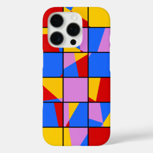 Colourful Geometric Pattern iPhone 16 Pro Case