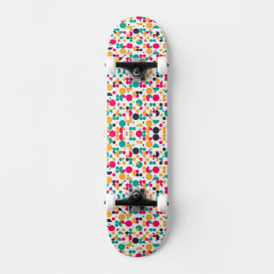 Colourful geometric pattern design All-Over-Print Skateboard