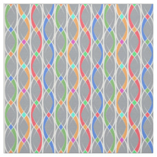 Colourful geometric pattern. fabric