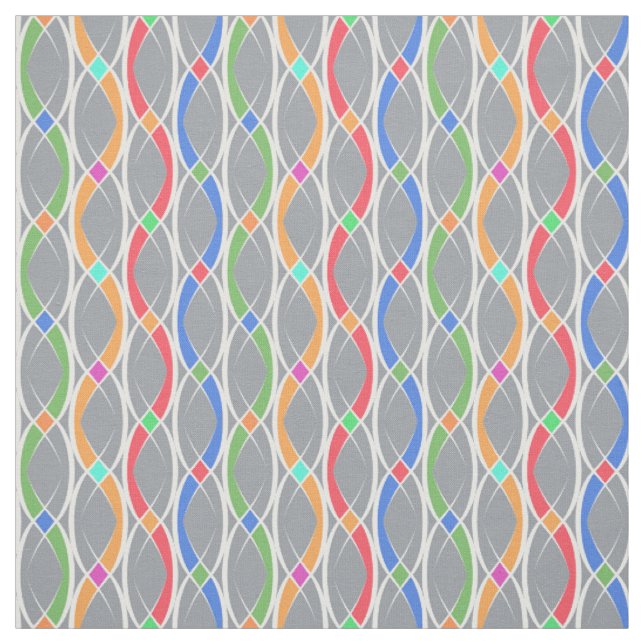 Colourful geometric pattern. fabric (Swatch)