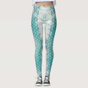 Colourful Geometric Pattern Leggings