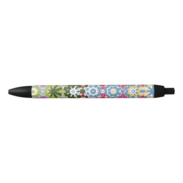 Colourful Geometric Pattern Pen (Front)