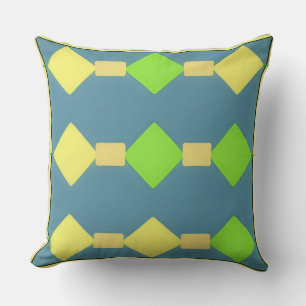Colourful Geometric Pattern Throw Pillow