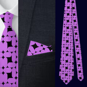 Colourful Geometric Pattern Tie