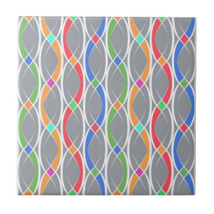 Colourful geometric pattern. tile