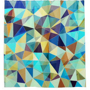 Colourful geometric pattern, triangles background,