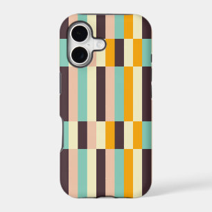 Colourful geometric pattern with vertical stripes