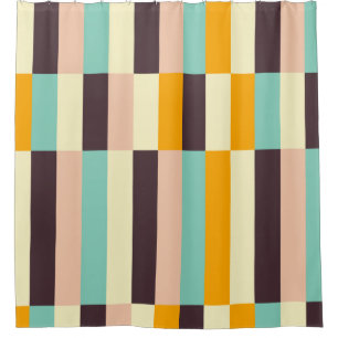 Colourful geometric pattern with vertical stripes