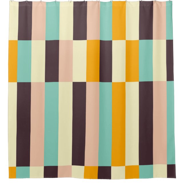 Colourful geometric pattern with vertical stripes  (Front)