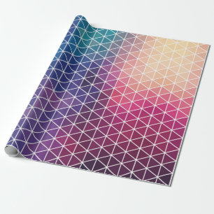 Colourful Geometric Pattern Wrapping Paper